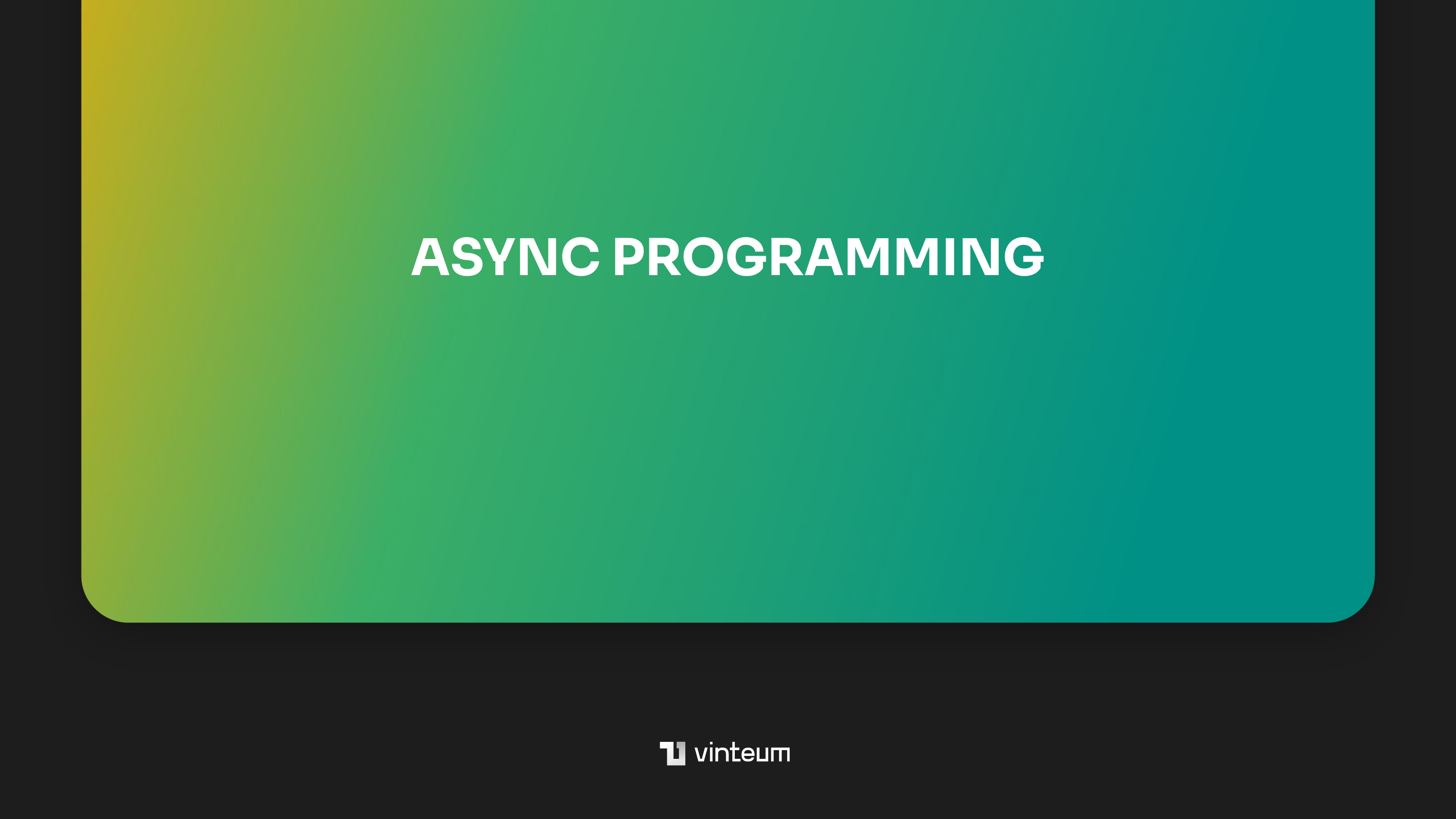 Slide 1 of Async